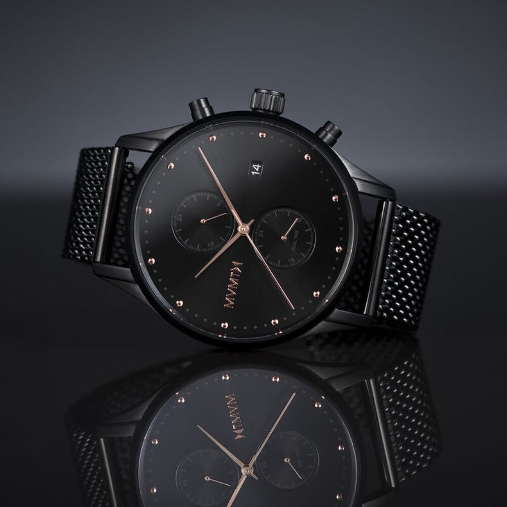 MVMT Voyager Slate Black Rose | 42MM - Picture 2 of 12